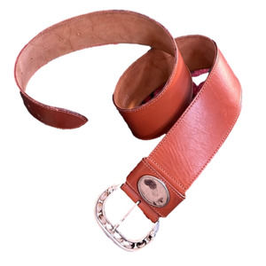 Loredana Sancato  tan leather belt